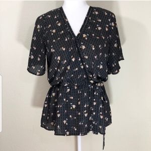 Sienna Sky Faux Wrap Blouse